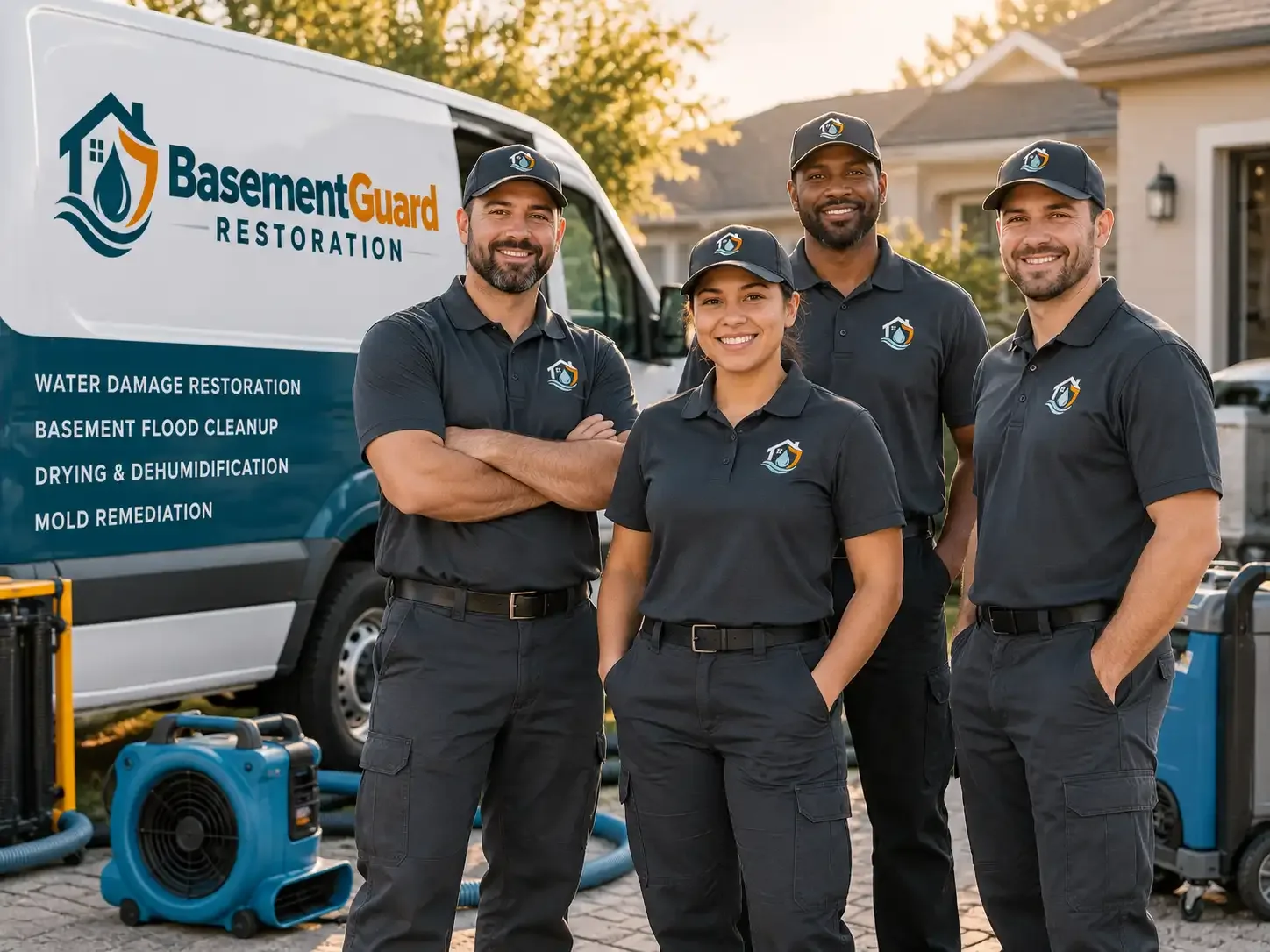 Basement Water Damage Restoration company in Burr Oak, MI